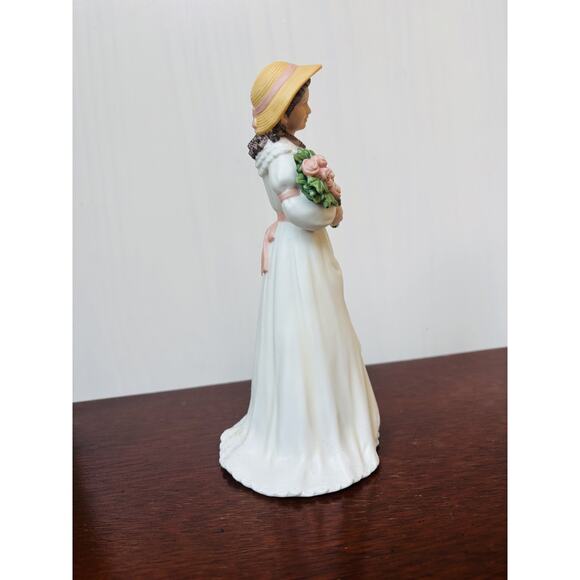 Homco Home Interiors Victorian Lady Woman Figurine Charlotte Rose #1468 - Picture 3 of 12
